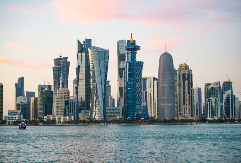 Explosion heard in Qatar as defence ministry says it intercepted missile